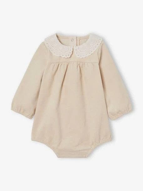 Combinaison Barboteuse Bébé Manches Longues Beige - Vertbaudet – Image 2