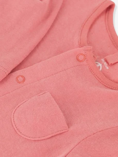 Combinaison Unie Bébé En Coton Bio PETIT BATEAU Papaye - Petit Bateau – Image 3