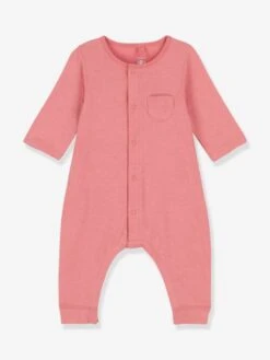 Combinaison Unie Bébé En Coton Bio PETIT BATEAU Papaye - Petit Bateau