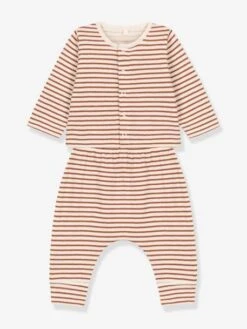 Ensemble 2 Pièces à Rayures PETIT BATEAU Blanc - Petit Bateau