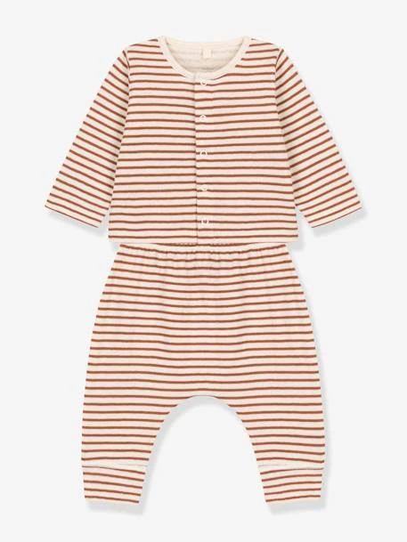 Ensemble 2 Pièces à Rayures PETIT BATEAU Blanc - Petit Bateau