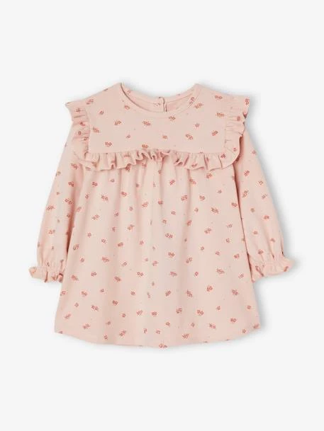 Ensemble Bébé 3 Pièces : Robe + Legging + Bandeau Rose Poudré - Vertbaudet – Image 2