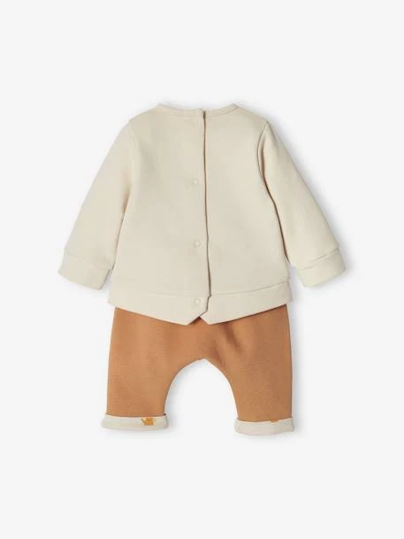 Ensemble Bébé Naissance Sweat Frimousse + Pantalon Personnalisable Encre - Vertbaudet – Image 4