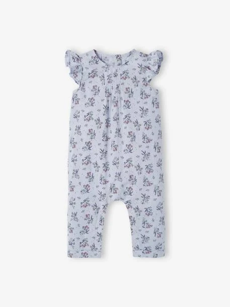 Ensemble Combinaison + Bandeau Imprimés Bébé Fille Vert Céladon Imprimé - Vertbaudet – Image 2