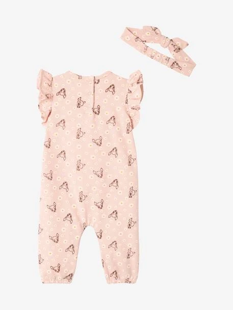 Ensemble Fille 2 Pièces Disney® Bambi Combinaison + Bandeau Vieux Rose - Disney – Image 4