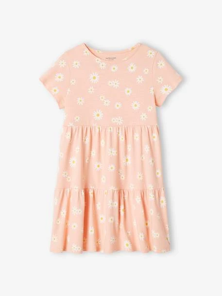 Ensemble Robe Et Cardigan Fille PĂȘche - Vertbaudet â Image 4