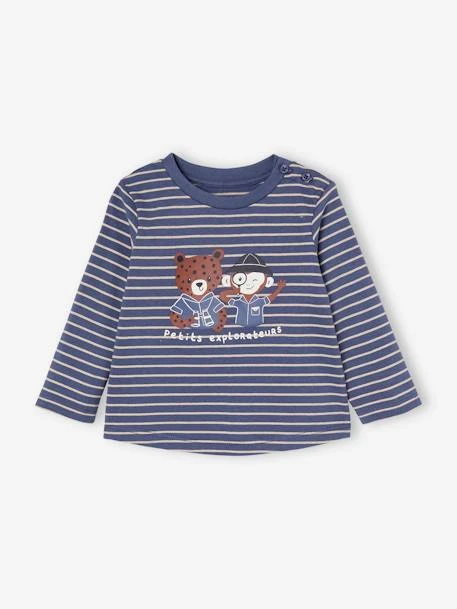 Ensemble T-shirt Et Pantalon Molleton Bébé Indigo - Vertbaudet – Image 4