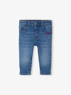 Jean Slim Bébé En Coton Stretch Denim Stone - Vertbaudet