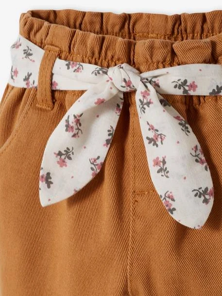 Pantalon Avec Ceinture En Tissu Bébé Vert Grisé - Vertbaudet – Image 3