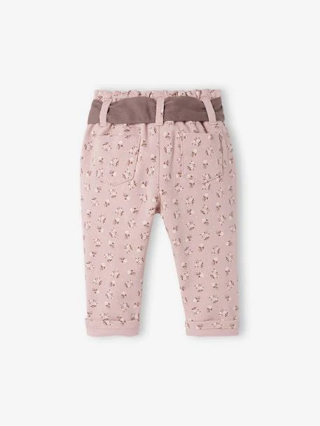Pantalon Avec Ceinture En Tissu Bébé Vert Grisé - Vertbaudet – Image 6