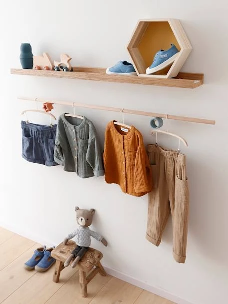 Pantalon Bébé En Gaze De Coton Beige Bois - Vertbaudet – Image 4