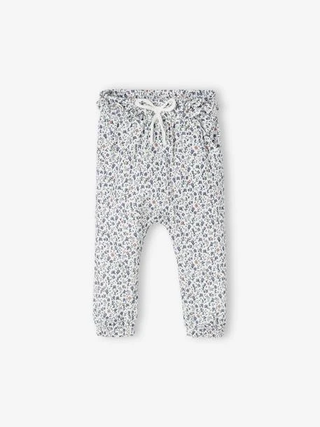 Pantalon Imprimé Bébé Taille élastiquée Bleu Ardoise - Vertbaudet – Image 4