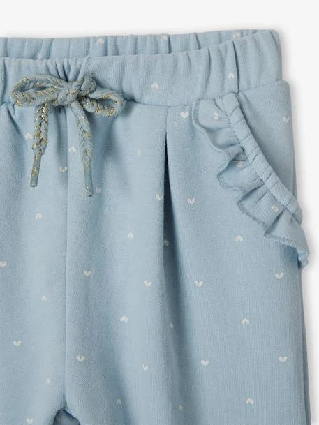 Pantalon Molleton Bébé Fille Bleu Ciel - Vertbaudet – Image 3