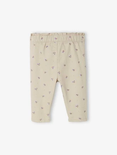 Pantalon Paperbag Imprimé Bébé Taupe Clair Imprimé - Vertbaudet – Image 2