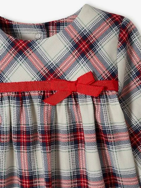 Robe à Carreaux Bébé Et Son Collant Assorti écru - Vertbaudet – Image 5