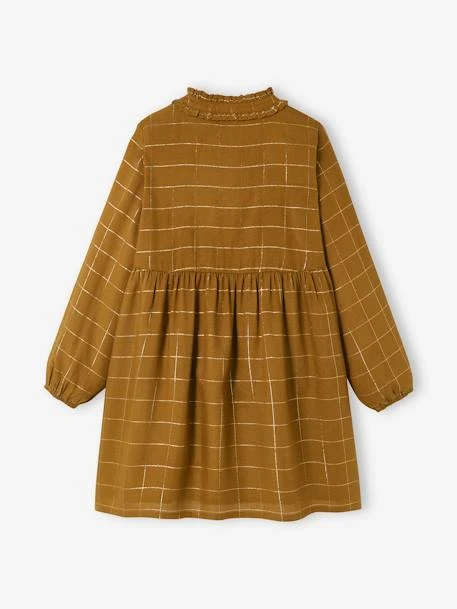 Robe à Carreaux En Fil Brillant Fille Carreaux - Vertbaudet – Image 2