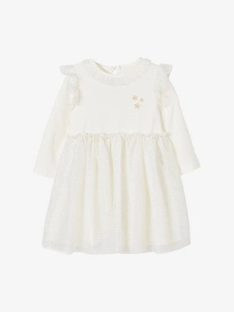 Robe En Tulle Bébé écru - Vertbaudet