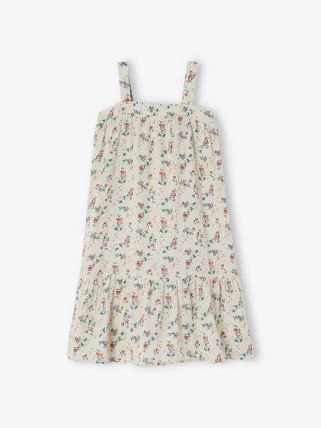 Robe Longue En Gaze De Coton Fille Orange - Vertbaudet – Image 5