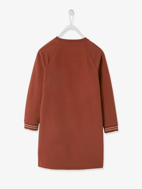 Robe Sweat Basics Style Collège Fille Vert Foncé Imprimé - Vertbaudet – Image 2