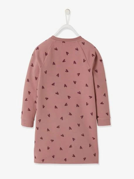 Robe Sweat Basics Style Collège Fille Vert Foncé Imprimé - Vertbaudet – Image 5