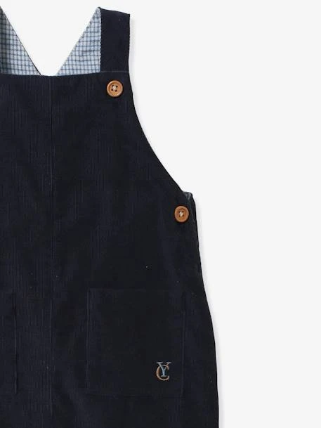 Salopette Bébé CYRILLUS En Velours Marine - Cyrillus – Image 3