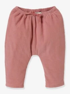 Sarouel Bébé En Velours CYRILLUS Vieux Rose - Cyrillus