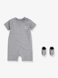 Set 2 Pièces Combinaison Courte + Chaussettes Lil Chuck CONVERSE Gris - Converse