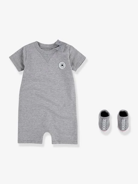 Set 2 Pièces Combinaison Courte + Chaussettes Lil Chuck CONVERSE Gris - Converse