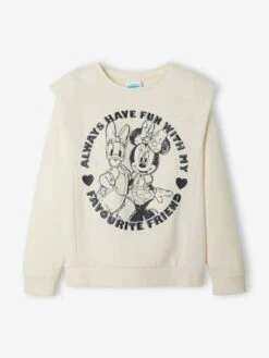 Sweat à épaulettes Fille Minnie & Friends® Beige Clair Animé - Minnie