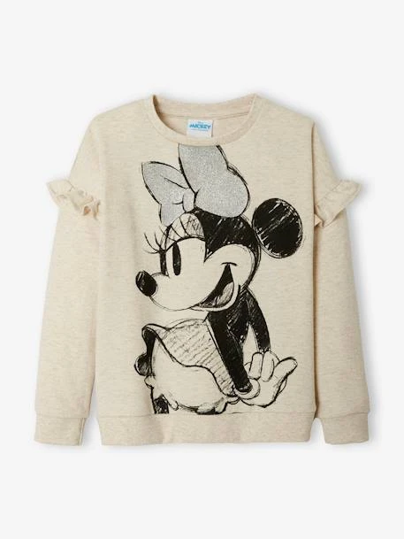 Sweat Fille Disney® à Volants Beige Chiné - Minnie – Image 2