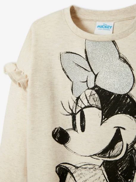 Sweat Fille Disney® à Volants Beige Chiné - Minnie – Image 4