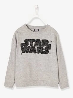 Sweat Fille Star Wars® Gris Clair Chiné - Star Wars