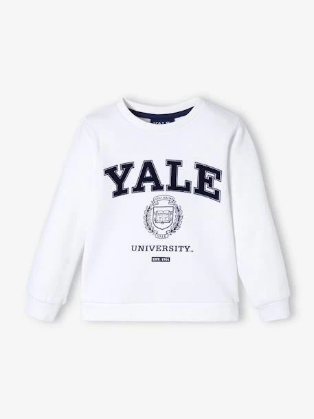 Sweat Fille Yale® Blanc - Toutes Les Marques